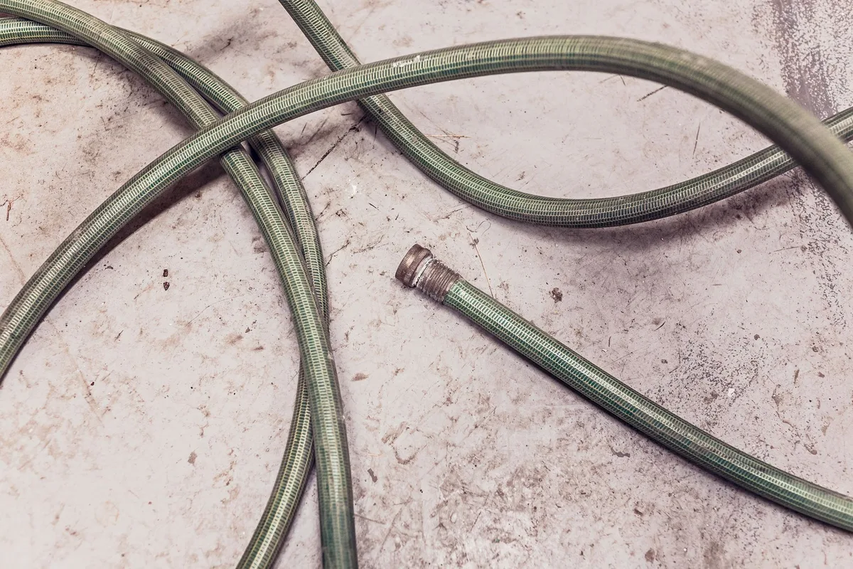 a garden hose having an internal diameter of