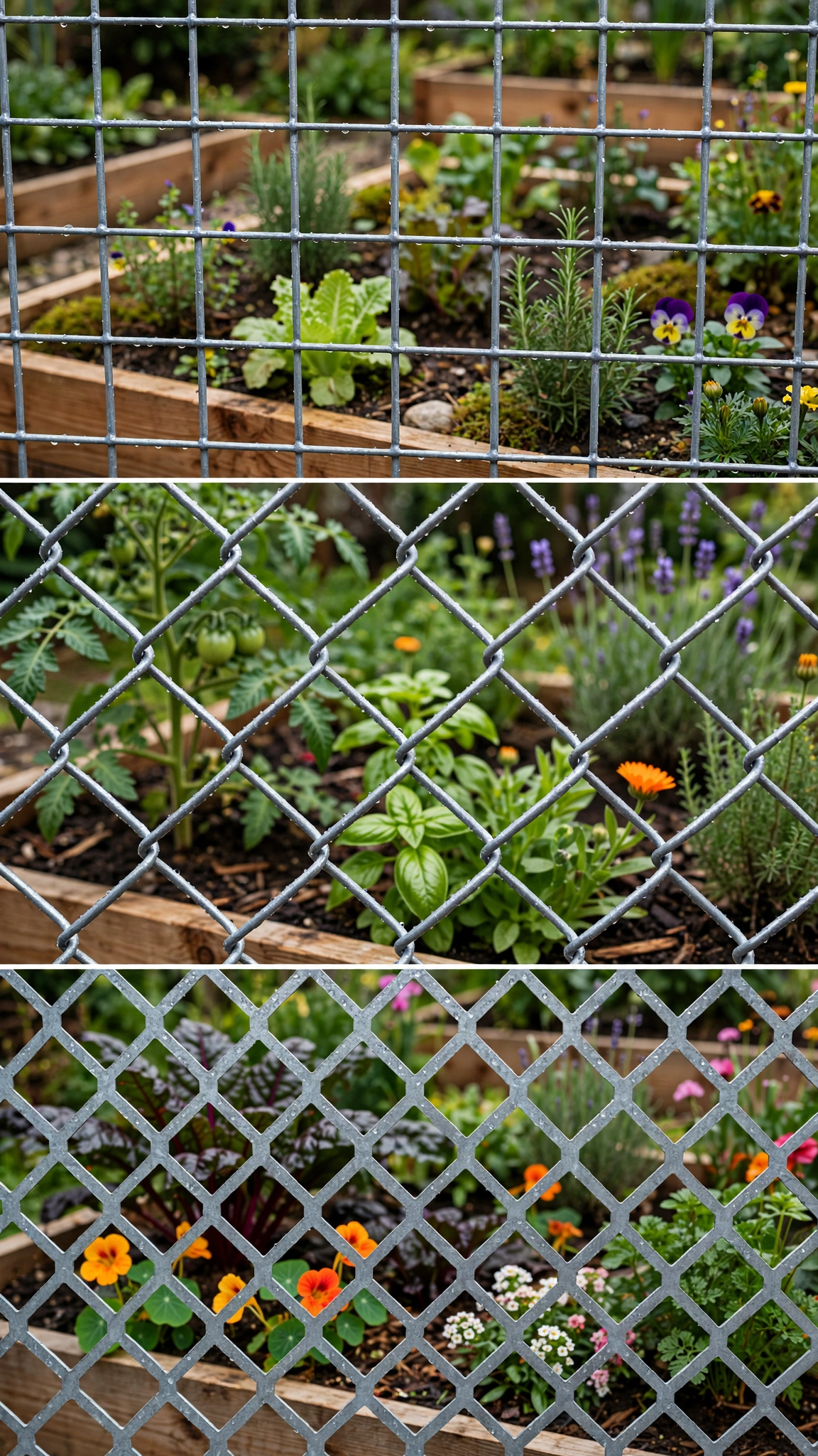 Expanded Metal Garden Fence