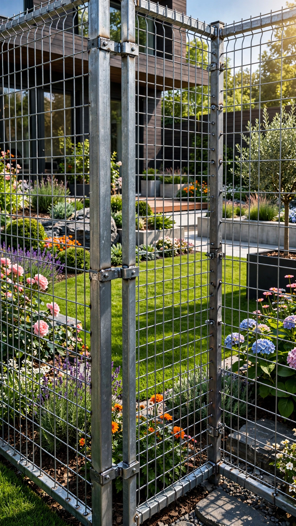 Industrial Garden Fence