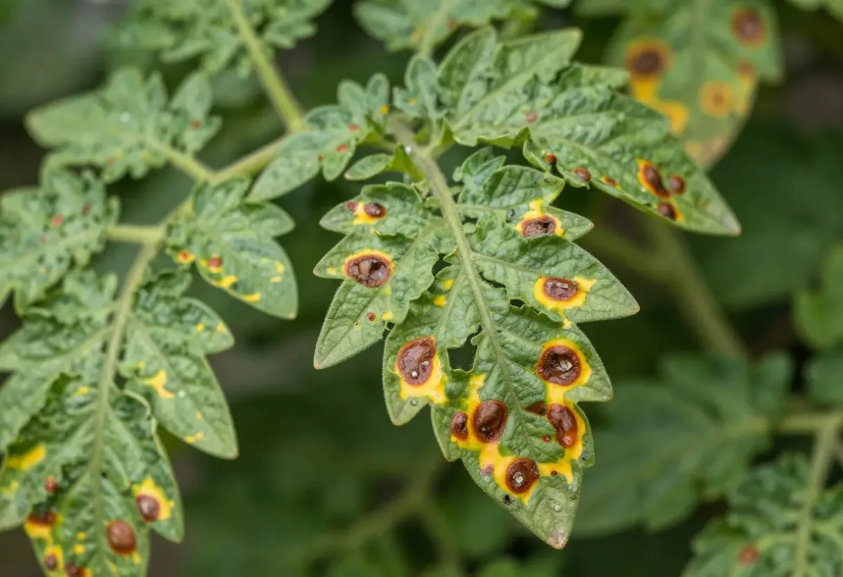 early blight tomato leaf symptoms