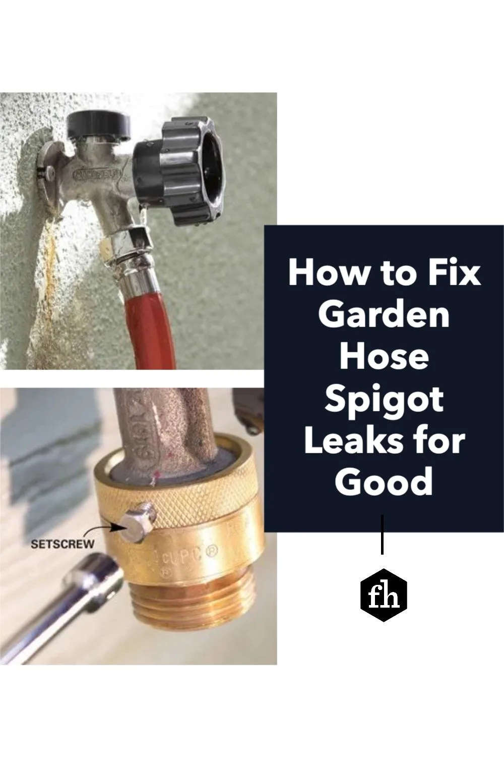 garden hose leak location diagnosis