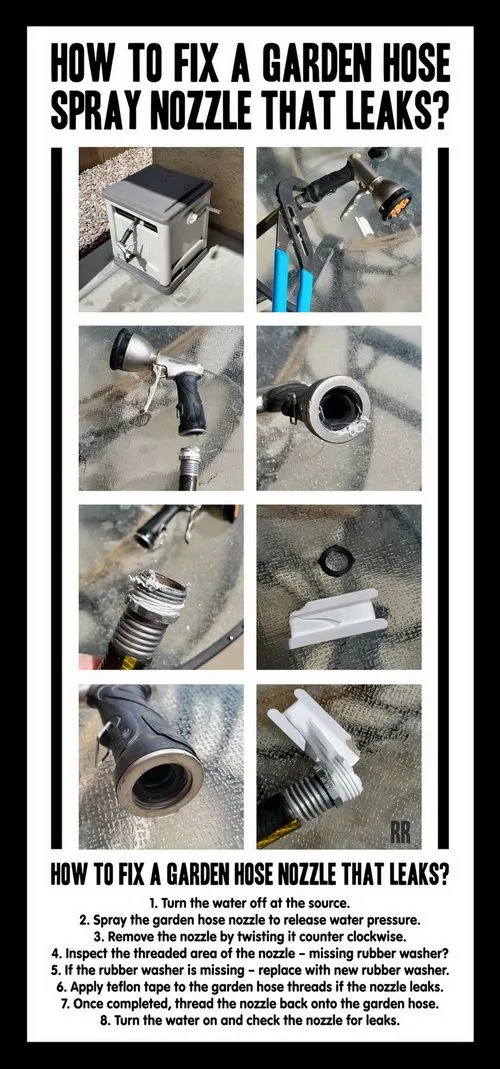 garden hose nozzle internal parts