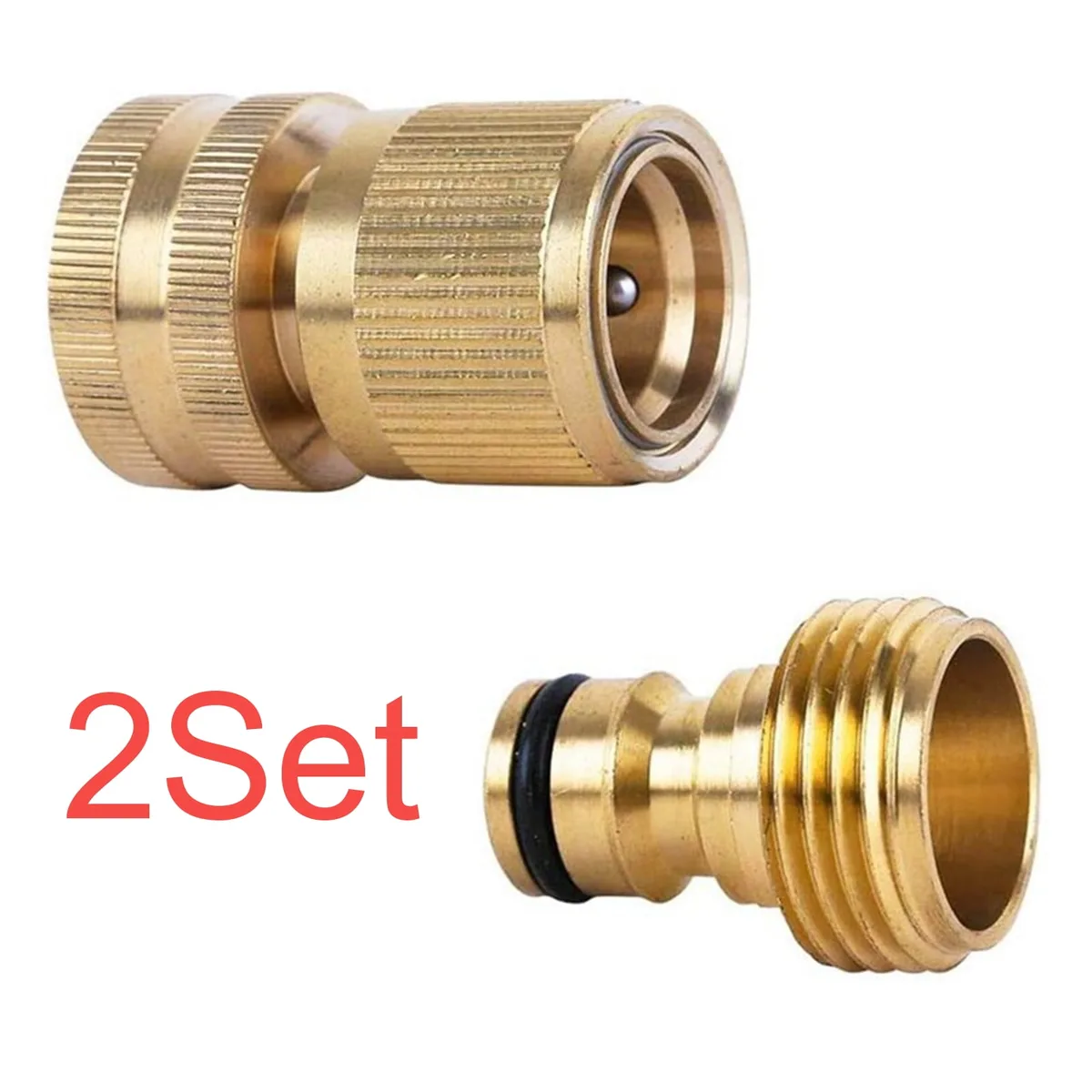 garden hose quick-connect fitting
