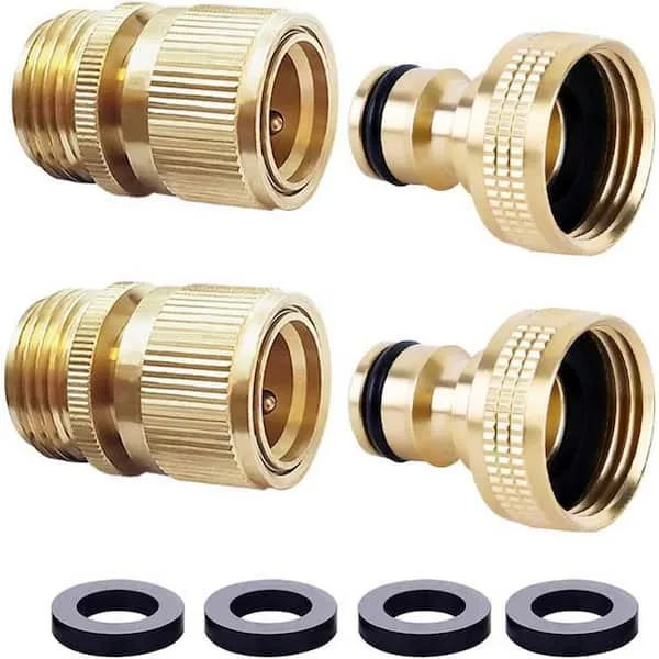 garden hose quick-connect versus threaded coupler