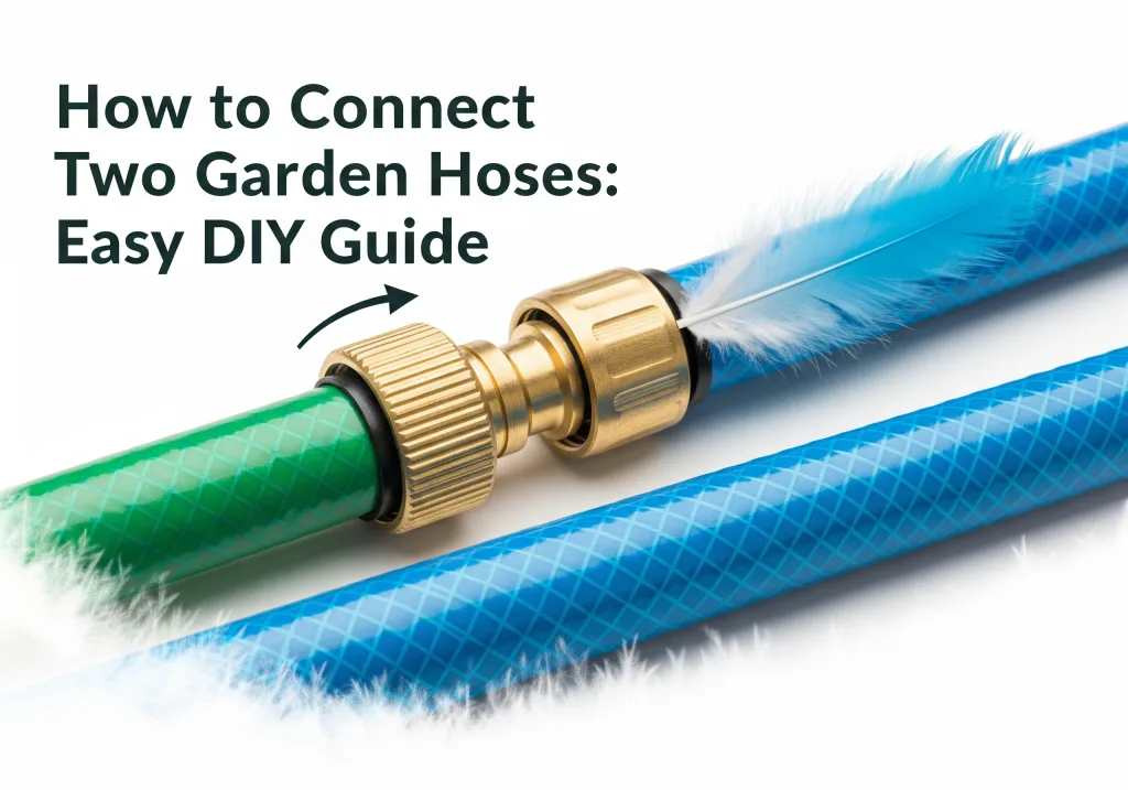 how do i connect two garden hoses together