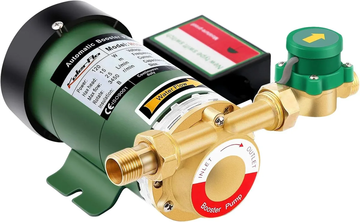 inline garden hose booster pump