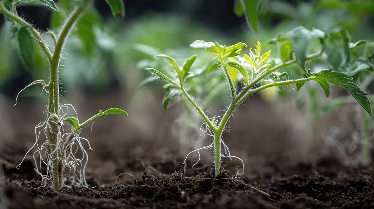 leggy seedlings etiolation