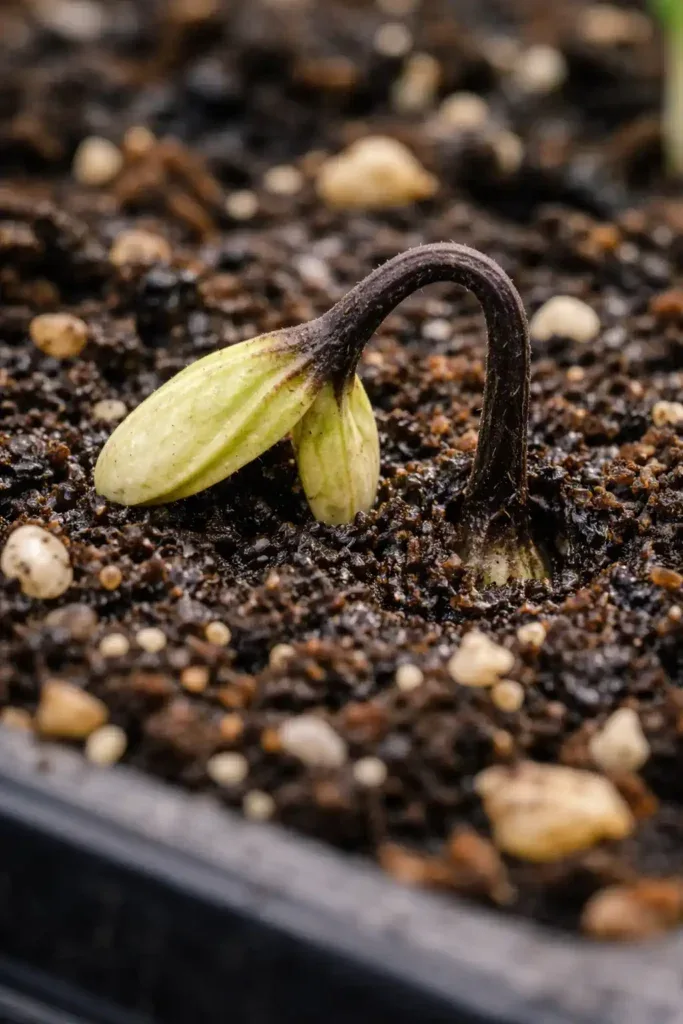 pinched hypocotyl stem