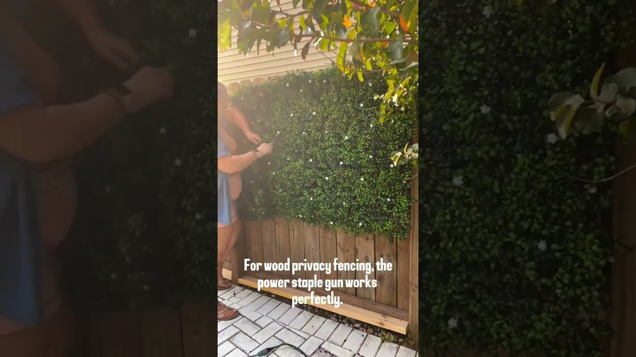 solid wood privacy fence