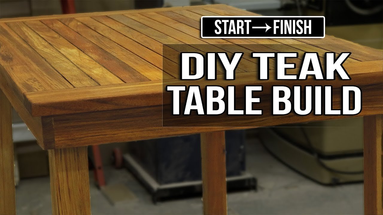 teak outdoor dining table